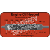 Oil level sticker