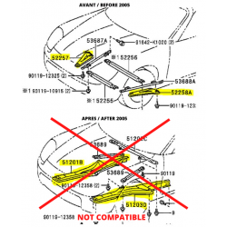 4 points Front Lower Brace