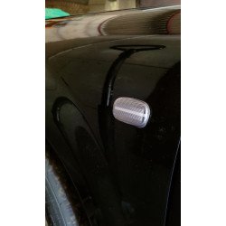 Clear white LED turn signals