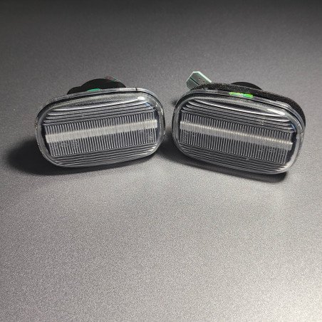 Clear white LED turn signals
